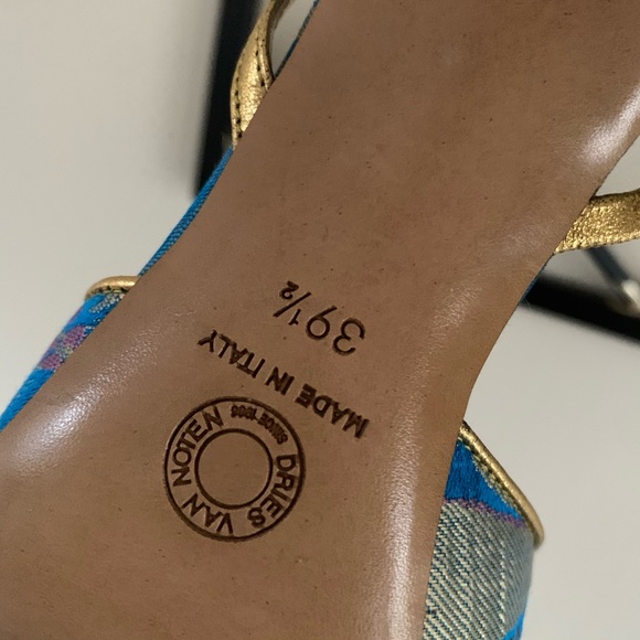 Dries Van Noten floral printed woven heels - Picture 7 of 7